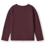 Fliink Burgendy Kenna Ls Bluse