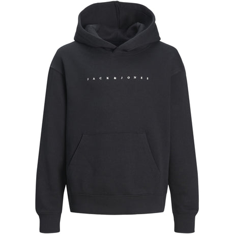 Jack & Jones Black Loose Jjestar Jj Sweat Hette Noos Jnr
