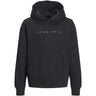 Jack & Jones Black Loose Jjestar Jj Sweat Hette Noos Jnr