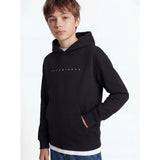 Jack & Jones Black Loose Jjestar Jj Sweat Hette Noos Jnr