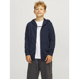 Jack & Jones Navy Blazer Jjebradley Sweat Zip Hette Noos Jnr