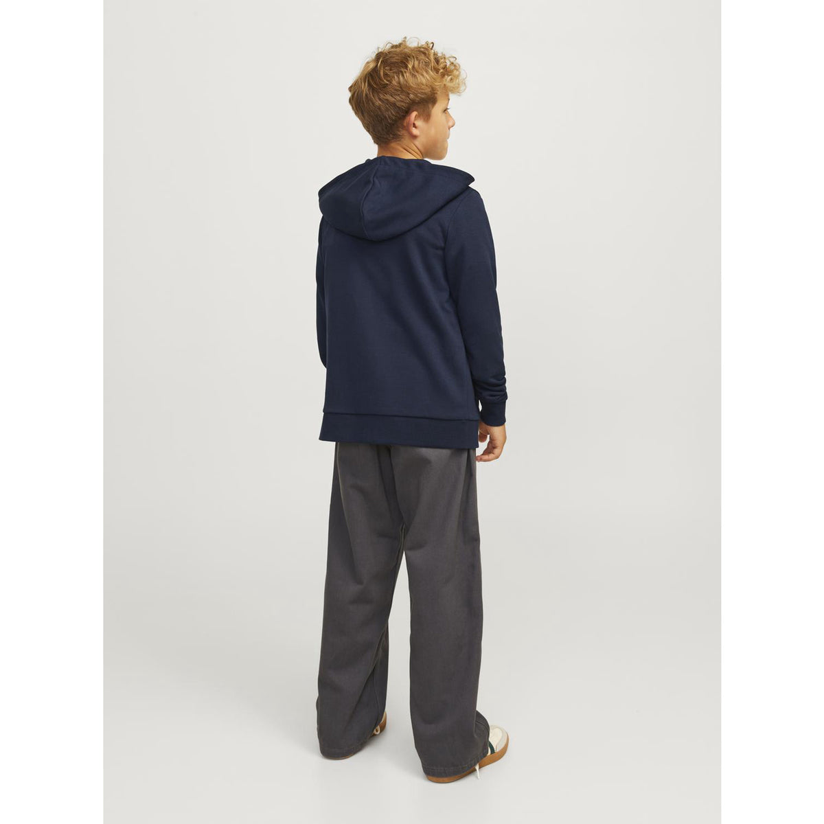 Jack & Jones Navy Blazer Jjebradley Sweat Zip Hette Noos Jnr