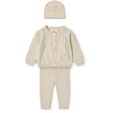COPENHAGEN COLORS Pale Cream Melange Classic Merino Baby Sett