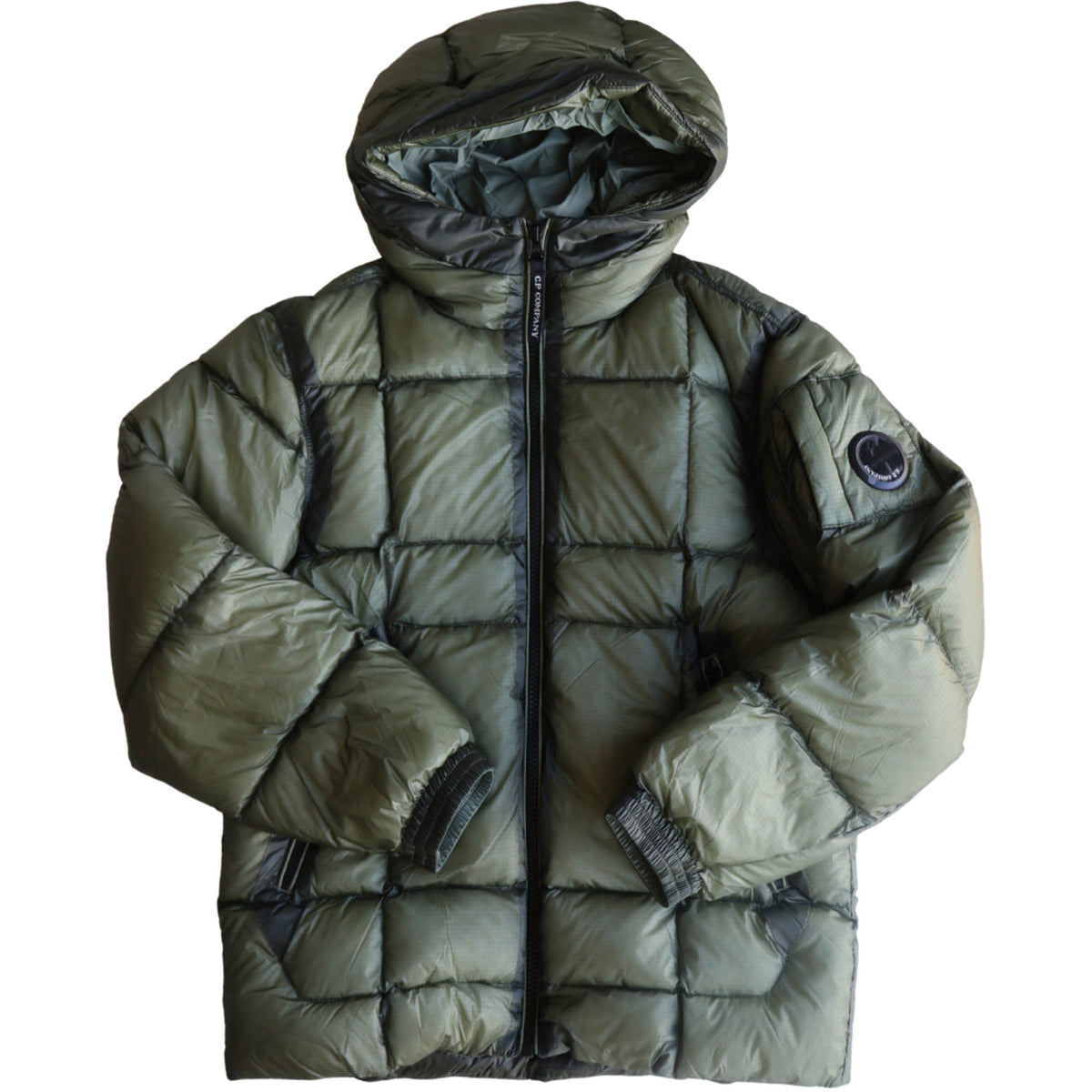 C.P. Company Sage Green Feather Jakke