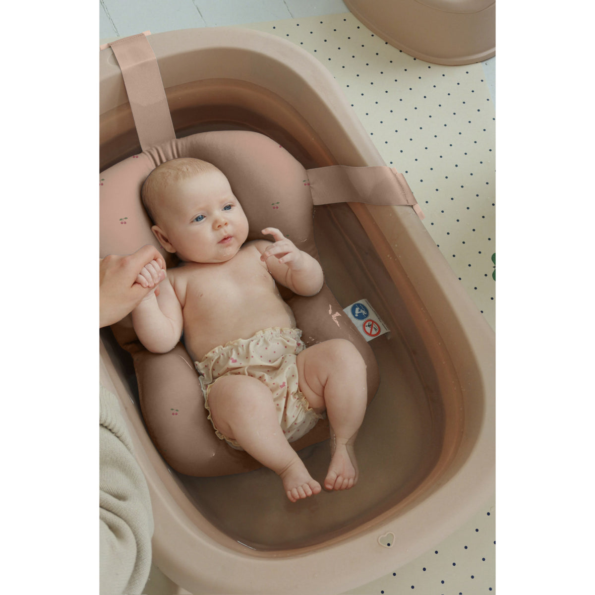 Konges Sløjd Blush Foldable Bath Tub Og Cushion