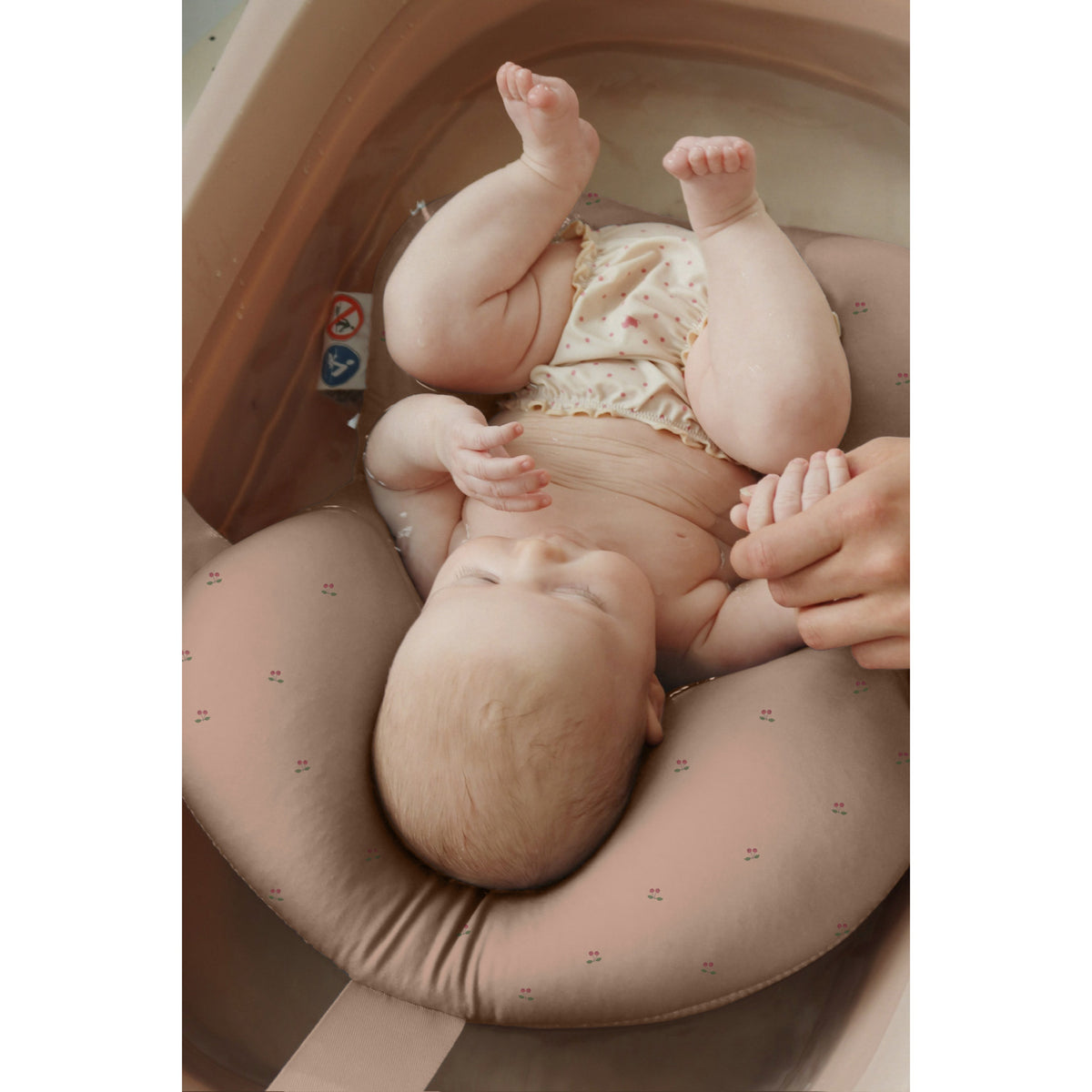 Konges Sløjd Blush Foldable Bath Tub Og Cushion