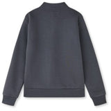 Mads Nørgaard Asphalt Mix Sweat N Crewie Half Zip Collegegenser