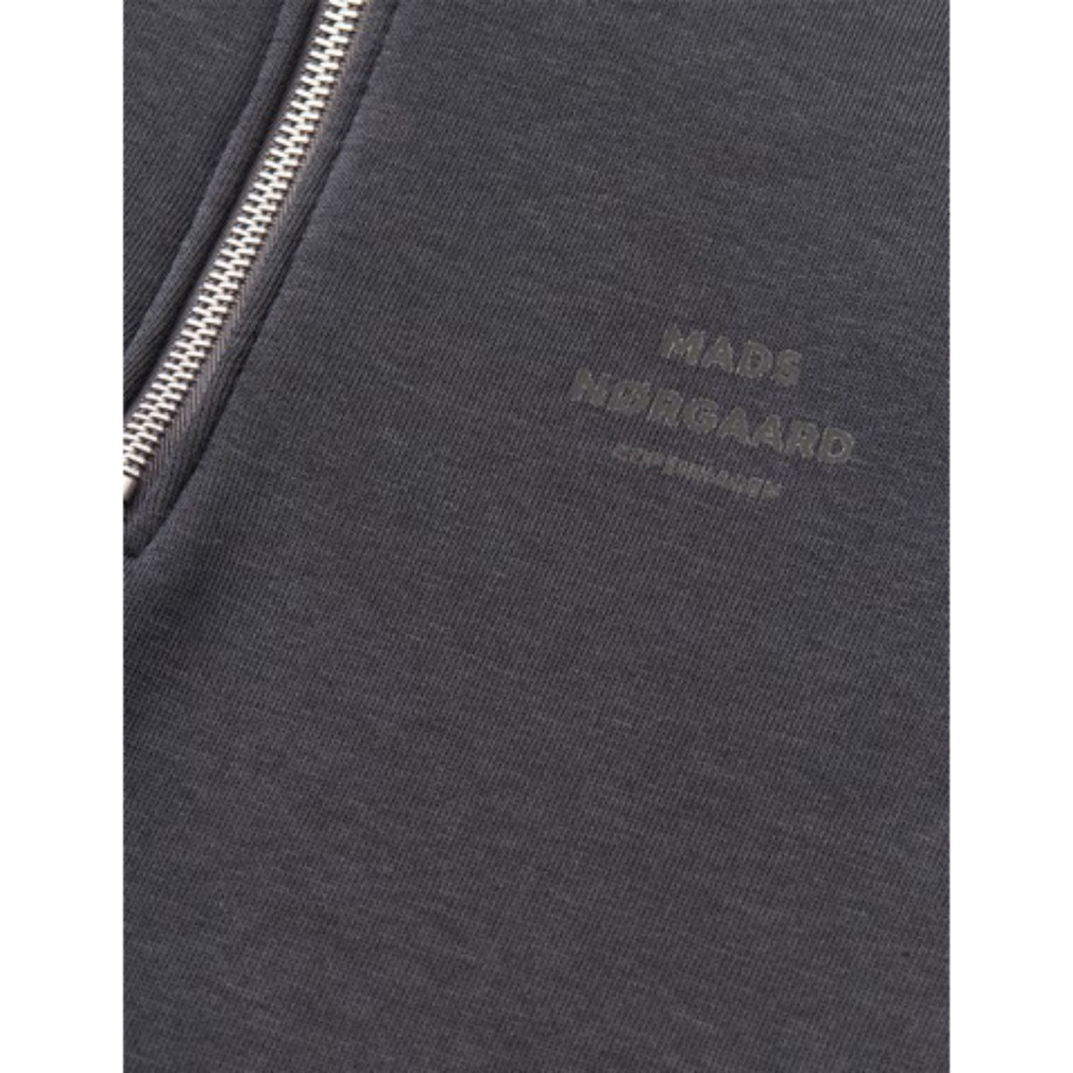 Mads Nørgaard Asphalt Mix Sweat N Crewie Half Zip Collegegenser