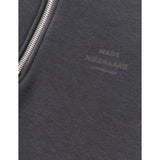 Mads Nørgaard Asphalt Mix Sweat N Crewie Half Zip Collegegenser