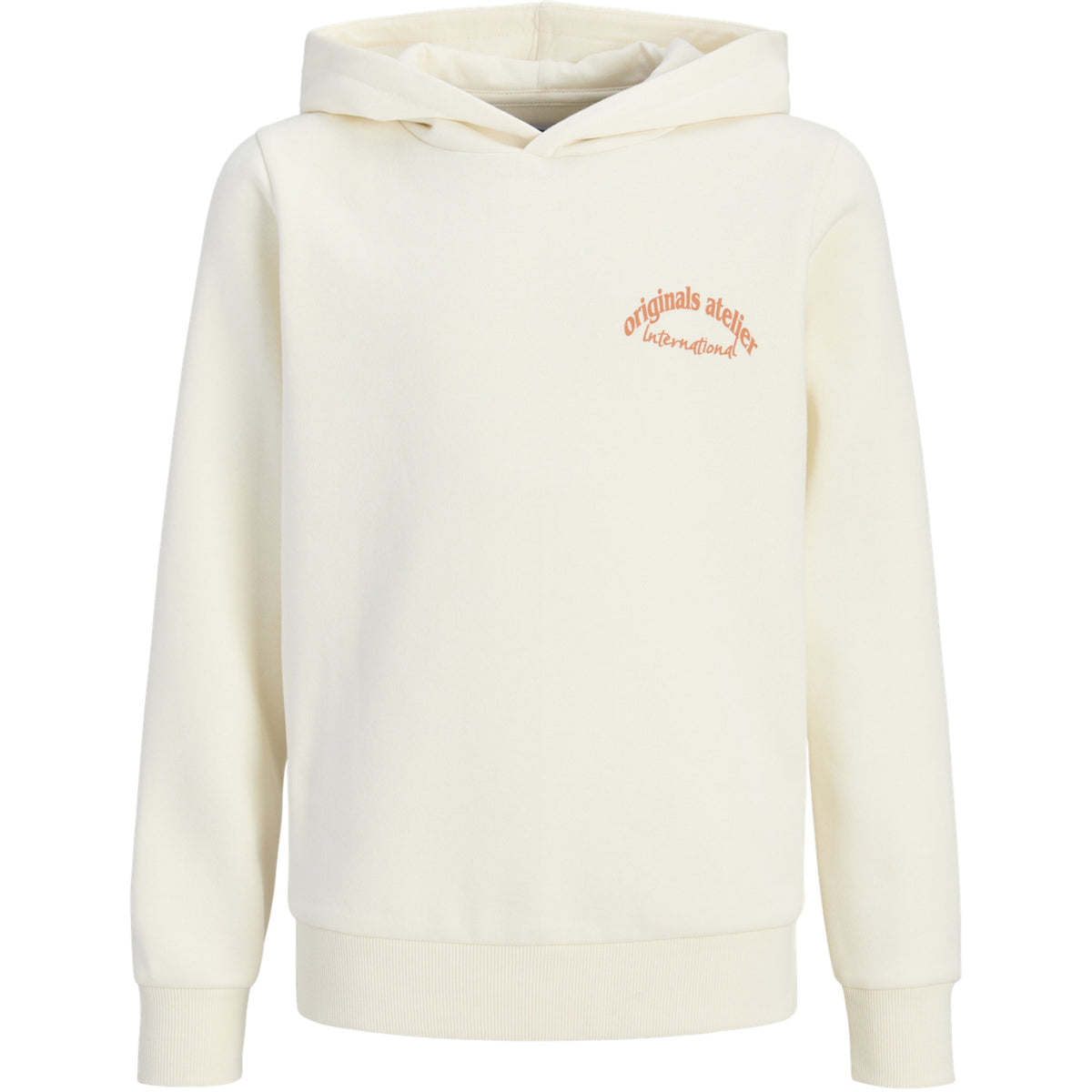 Jack & Jones Antique White Jwhparos Type Sweat Hette Back Jnr
