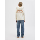 Jack & Jones Antique White Jwhparos Type Sweat Hette Back Jnr