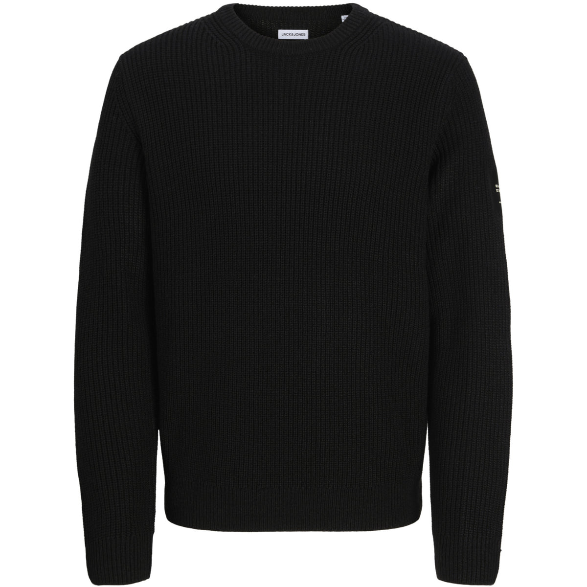 Jack & Jones Black Jjcleveland Strikk Crew Neck Jnr