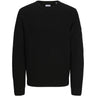 Jack & Jones Black Jjcleveland Strikk Crew Neck Jnr