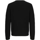 Jack & Jones Black Jjcleveland Strikk Crew Neck Jnr