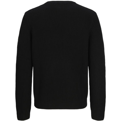 Jack & Jones Black Jjcleveland Strikk Crew Neck Jnr