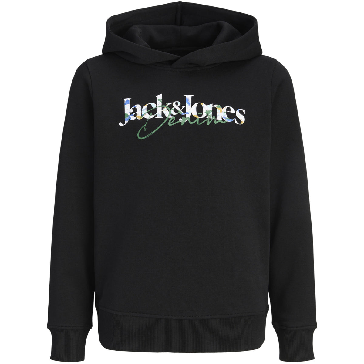 Jack & Jones Black Jjtom Sweat Hette Sn Jnr