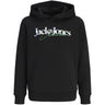 Jack & Jones Black Jjtom Sweat Hette Sn Jnr