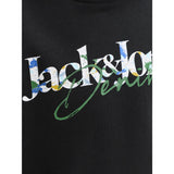 Jack & Jones Black Jjtom Sweat Hette Sn Jnr
