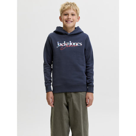 Jack & Jones Navy Blazer Jjtom Sweat Hette Sn Jnr