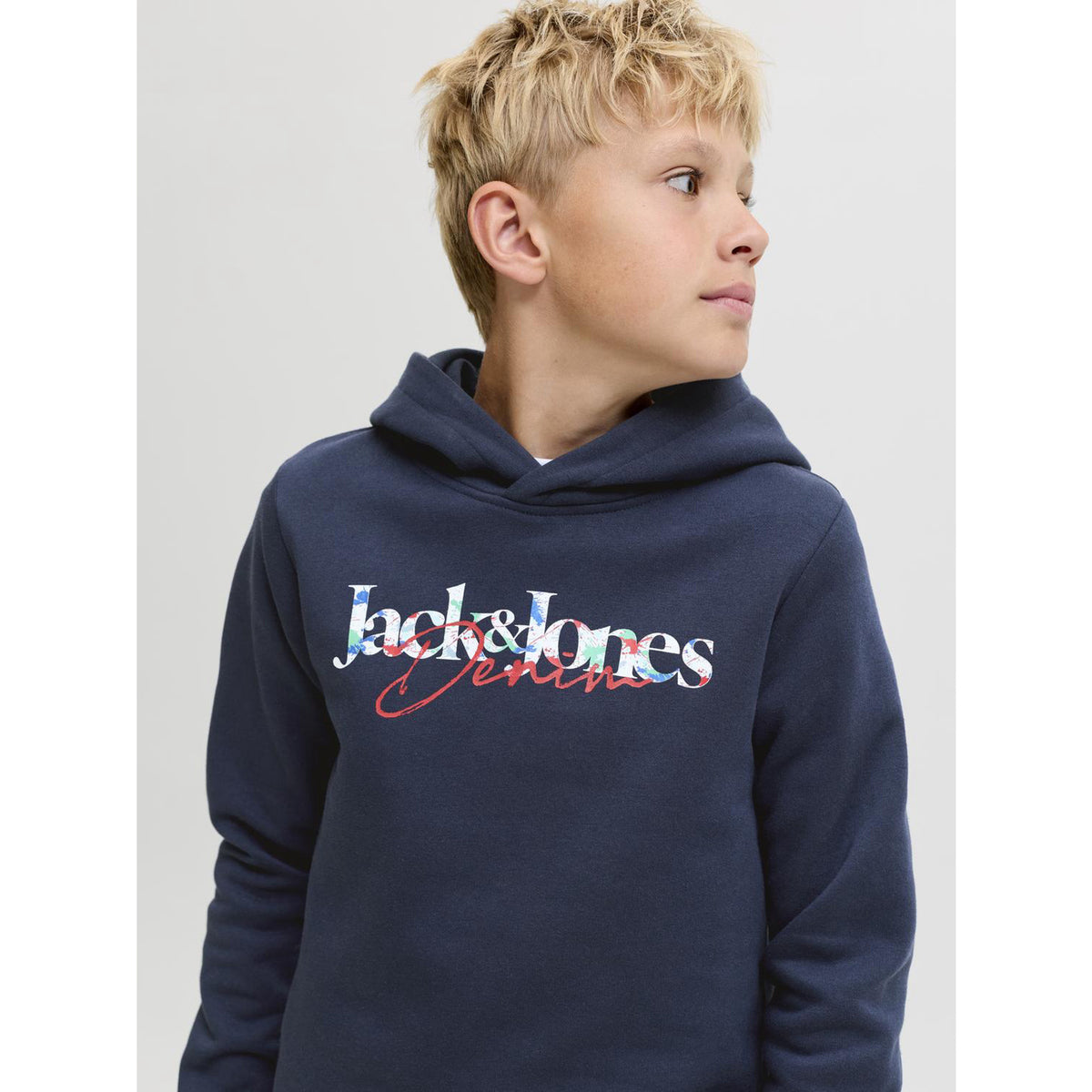 Jack & Jones Navy Blazer Jjtom Sweat Hette Sn Jnr