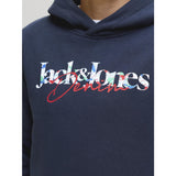 Jack & Jones Navy Blazer Jjtom Sweat Hette Sn Jnr