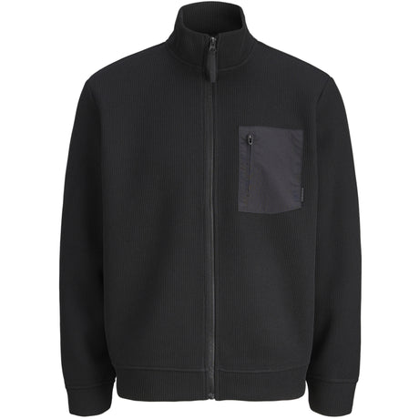Jack & Jones Black Jcofusion Strikk Lomme Full Zip Jnr