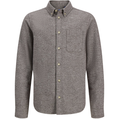 Jack & Jones Hot Fudge Jprbluharvey Twill Solid L/S Skjorte Jnr