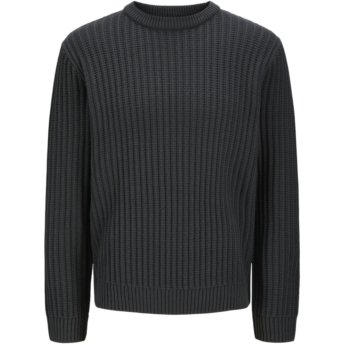 Jack & Jones Asphalt Jjjaxon Strikk Crew Neck Jnr