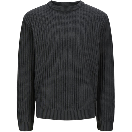 Jack & Jones Asphalt Jjjaxon Strikk Crew Neck Jnr