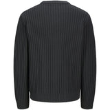 Jack & Jones Asphalt Jjjaxon Strikk Crew Neck Jnr
