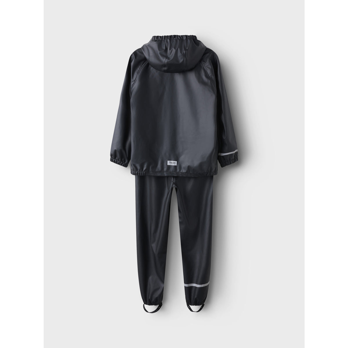 Name It Black Nkndry10 Rain Sett Fo Noos