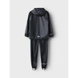 Name It Black Nkndry10 Rain Sett Fo Noos