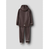 Name It Seal Brown Nkndry10 Rain Sett Fo Noos