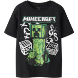 Name It Black Nkmdi Minecraft Ss Nreg Topp Box Noos Bfu