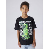 Name It Black Nkmdi Minecraft Ss Nreg Topp Box Noos Bfu