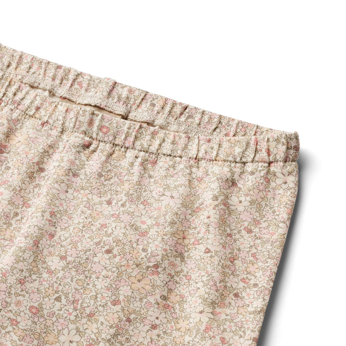 Wheat Cream Flower Meadow Bike Shorts Anne 2