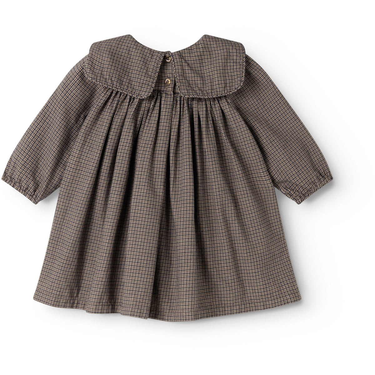 MarMar Structured Soft Cotton Houndstooth Check Dulle Kjole
