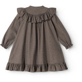 MarMar Structured Soft Cotton Houndstooth Check Dalina Kjole