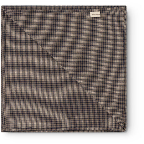 MarMar Structured Soft Cotton Houndstooth Check Airo Skjerf