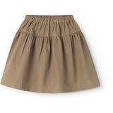MarMar Herringbone Twill Mud Sylvia L Skjørt