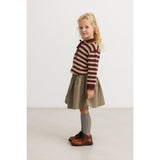 MarMar Herringbone Twill Mud Sylvia L Skjørt