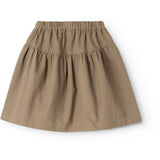MarMar Herringbone Twill Mud Sylvia L Skjørt