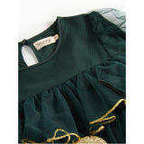 MarMar Ballerina Glitter Dark Leaf December Kjole