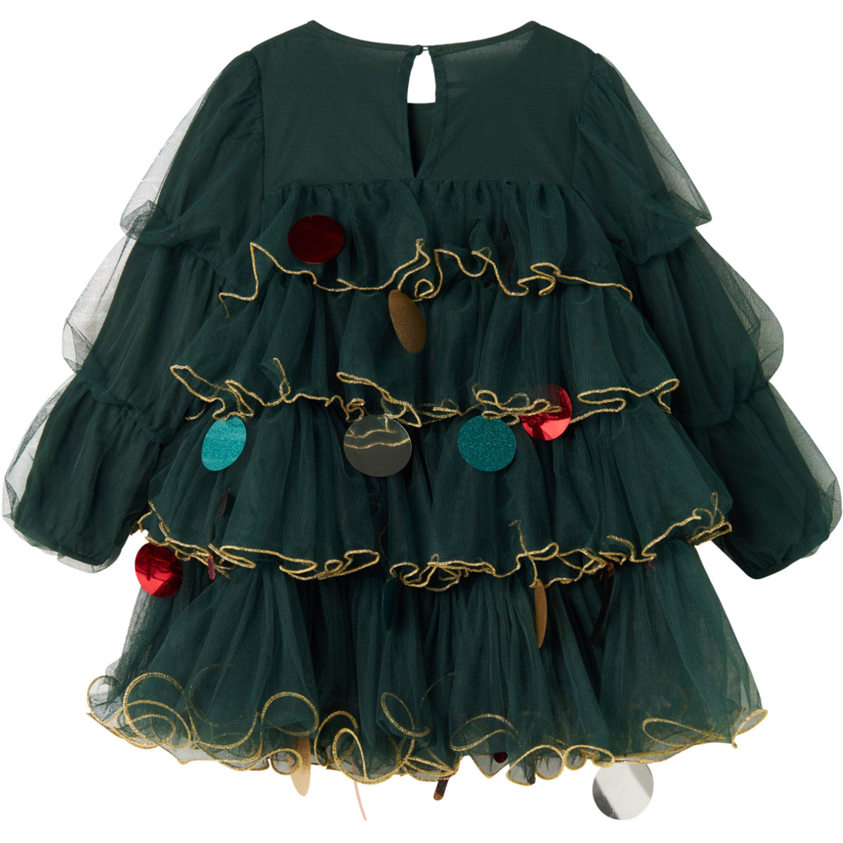 MarMar Ballerina Glitter Dark Leaf December Kjole