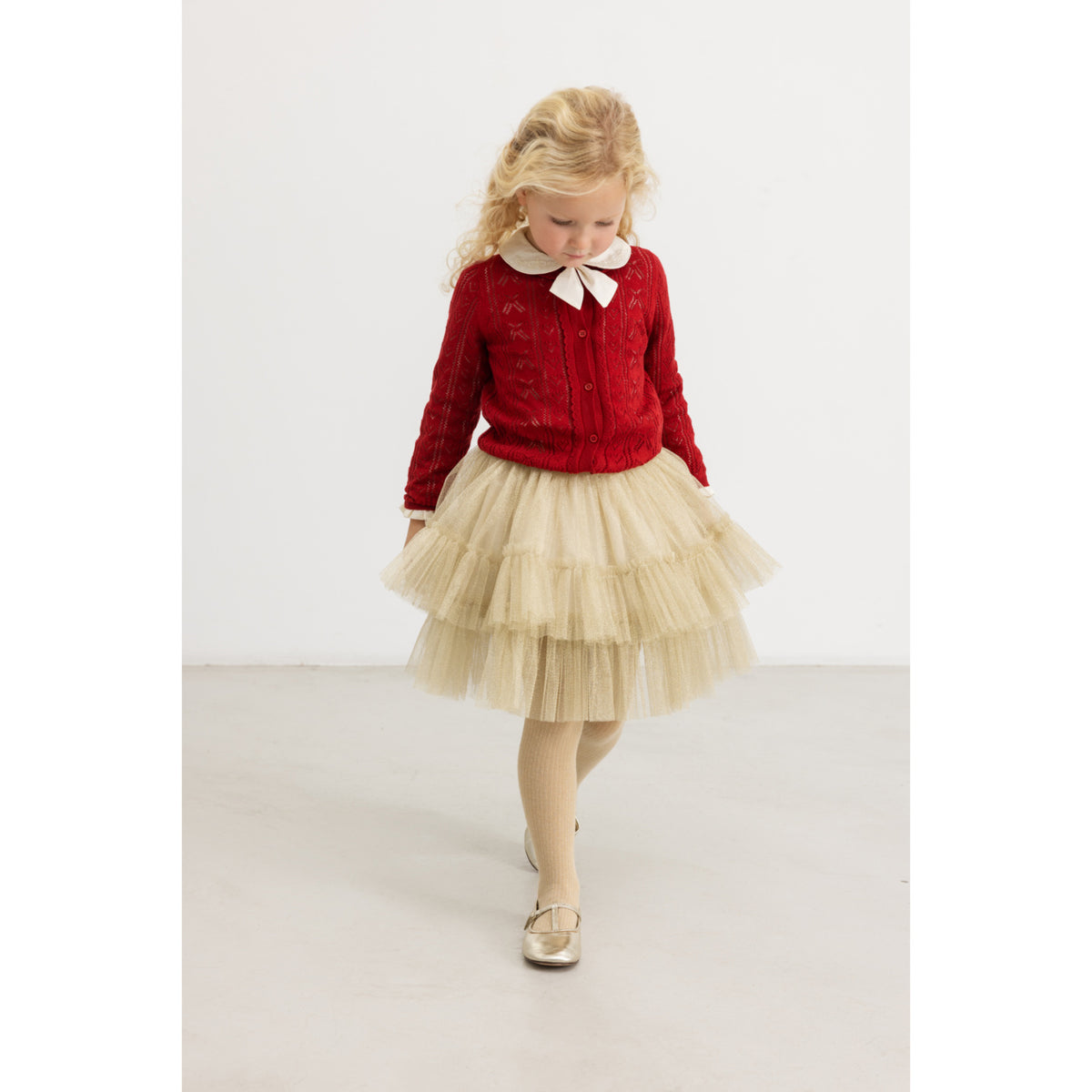 MarMar Cotton Rayon Knit Cherry Tilda Cardigan