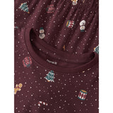 Name It Burgundy Christmas Nknvismas Ls Natttøy