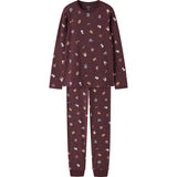 Name It Burgundy Christmas Nknvismas Ls Natttøy