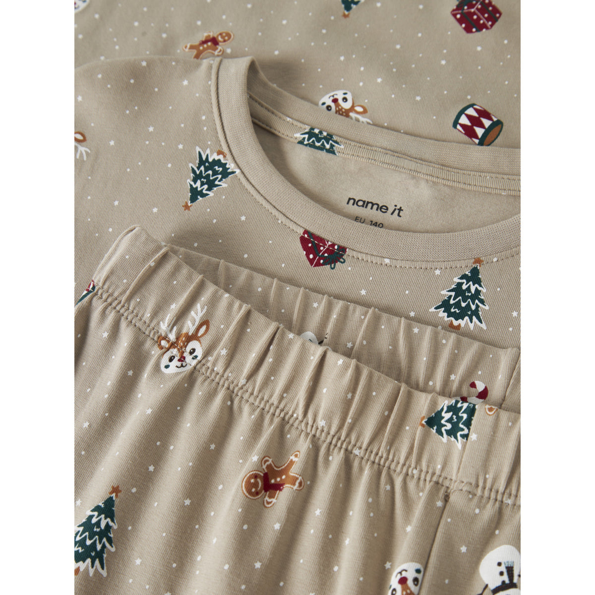 Name It Pure Cashmere Christmas Nknvismas Ls Natttøy