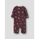 Name It Burgundy Christmas Nbnvismas Ls Natt Drakt