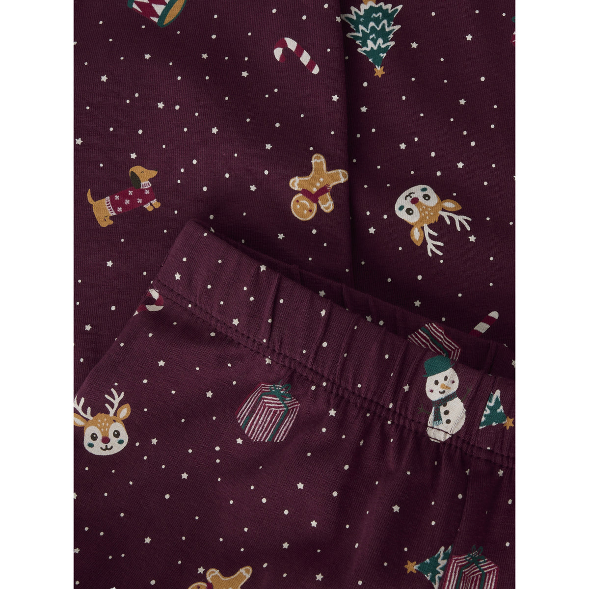 Name It Burgundy Christmas Nmnvismas Ls Natttøy